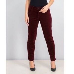 Edyson | Hampton Skinny Cotton Corduroy Red Mid Rise Pants Women’s Size 28S